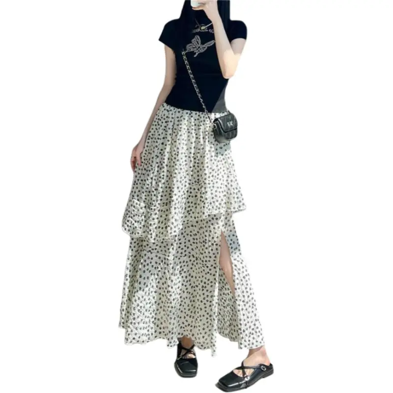 Mu Xiao Xin Casual Long Skirt Women's-8