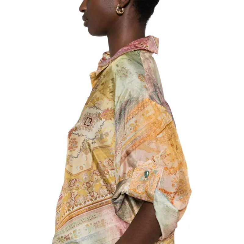 Zimmermann Tallow Relaxed Shirt-4