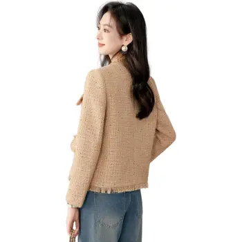 Like The Age Of Water Velvet feel Coat Women's Coffee