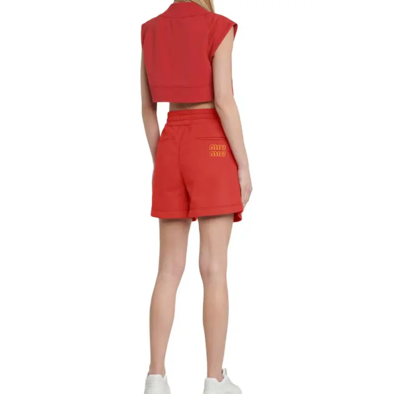 MIU MIU SS21 Casual Shorts Women's Red-3