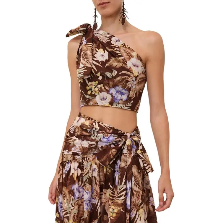 Zimmermann SS25 T Shirt Women's Chocolate-2