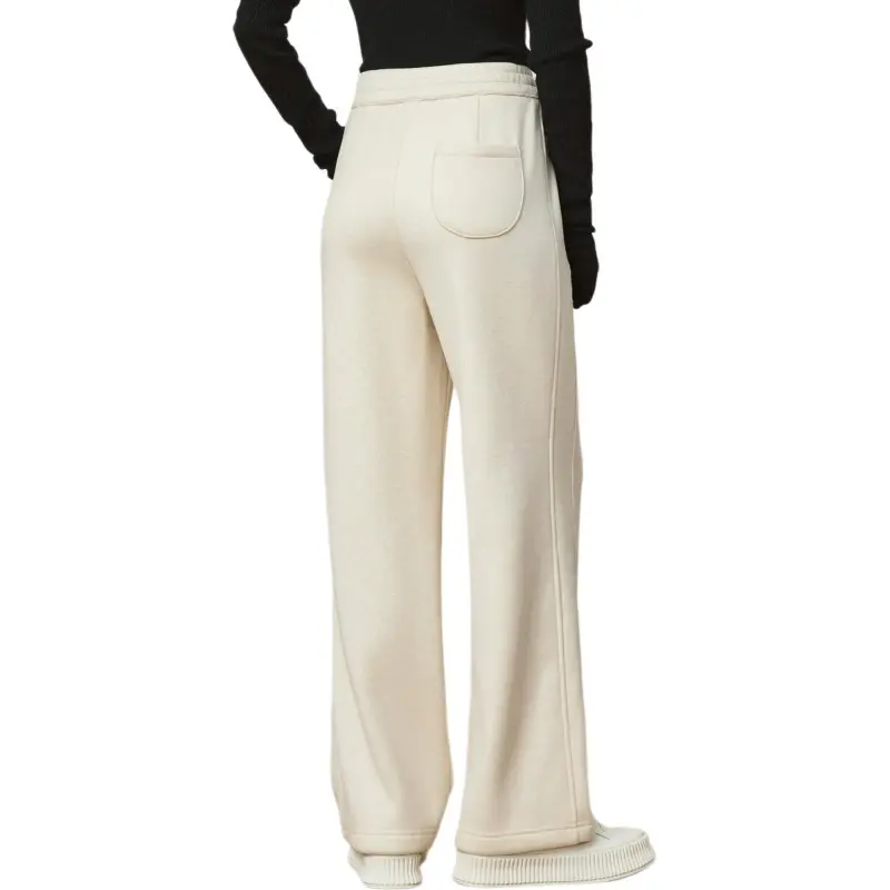 FENHONGMALI Casual Pants Women's Beige-1