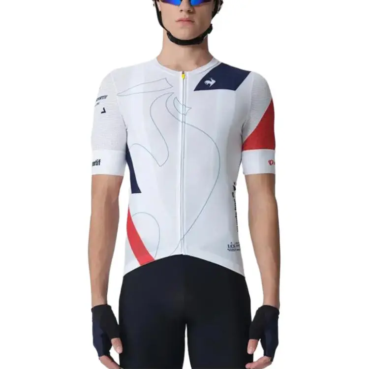 Le Coq Sportif x PEARL IZUMi Cycling Clothing Men's Ivory White-2