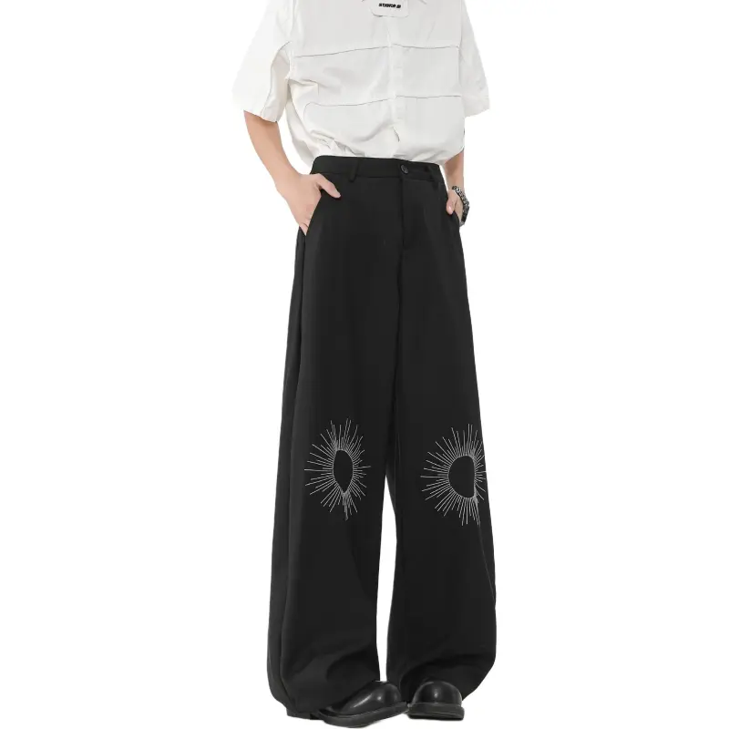 WARNING LIGHT Suit Trouser Unisex Black-1