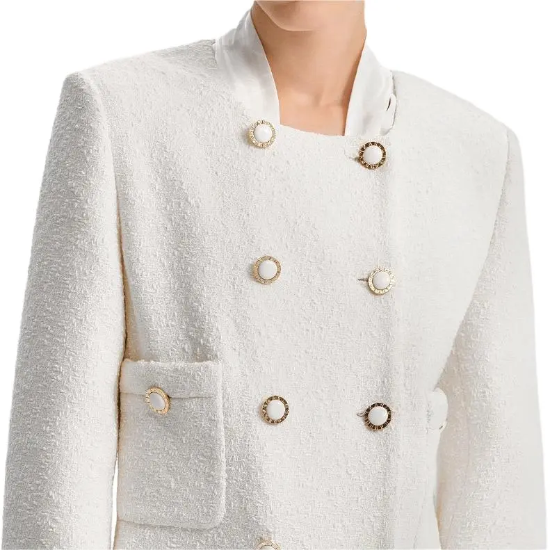 KARL LAGERFELD FW24 Coats Women's White-5
