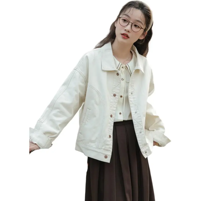 Mu Xiao Xin Denim Jacket Women's-1