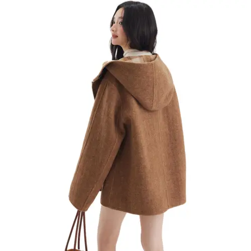 DEAR DEER PUFF Coat Women's Camel