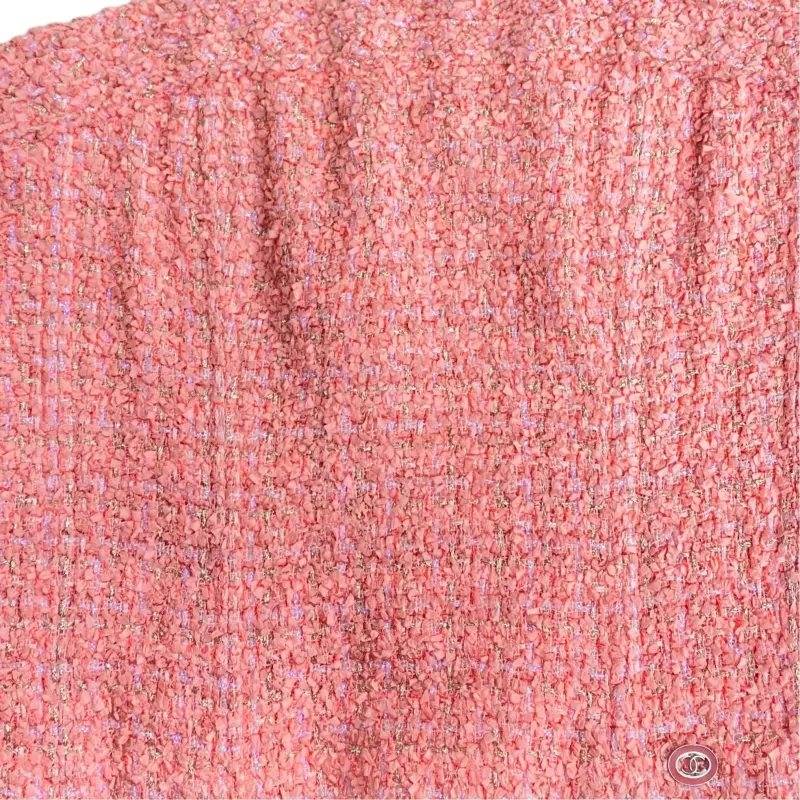 CHANEL Crop Top Women's Orange Pink-2