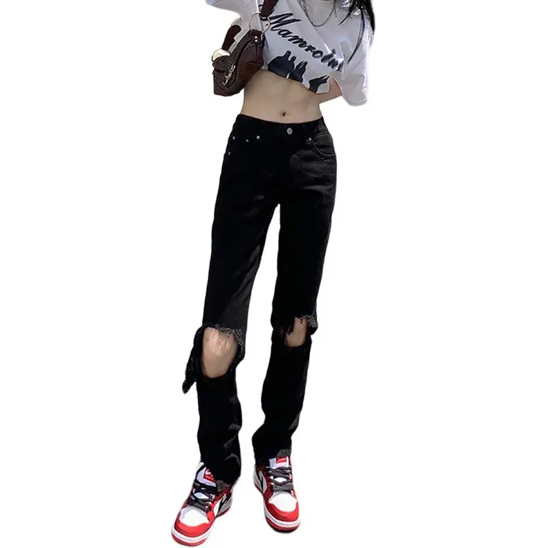 MGXEK Jeans Unisex Black-2