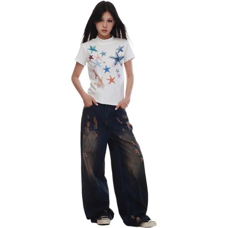 VINMUK T Shirts Women's White-6