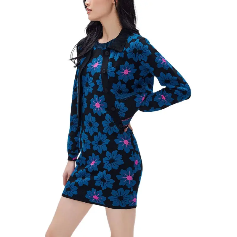 Diane Von Furstenberg Sleeveless Dress Women's Blue-7