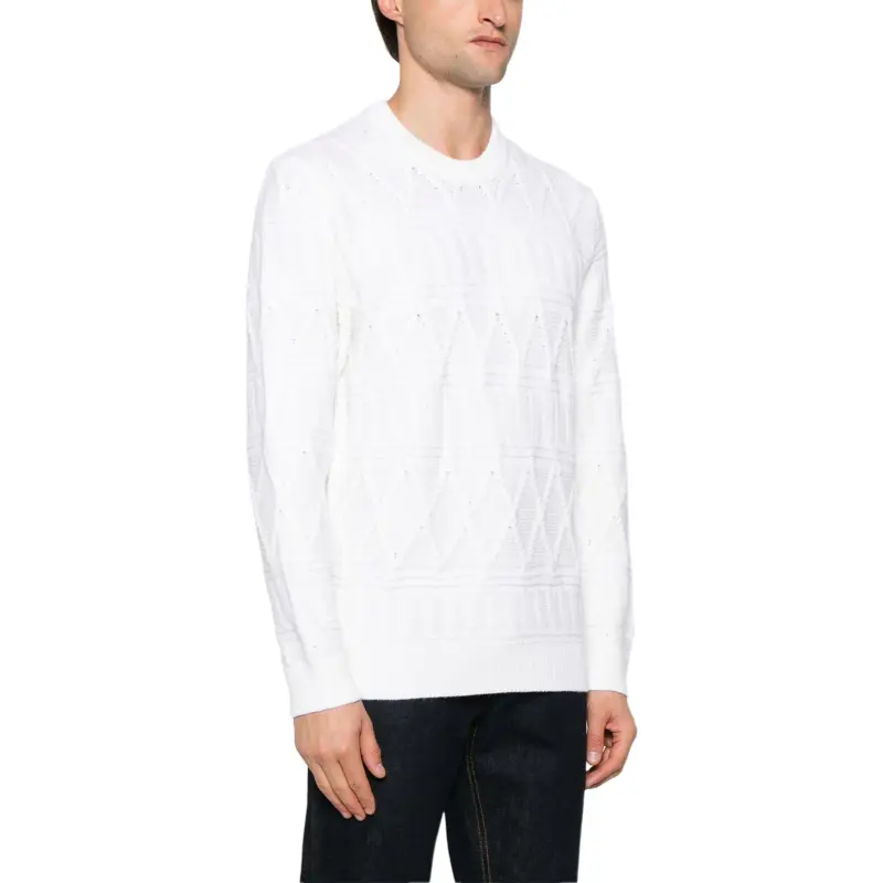 Ermenegildo Zegna Crewneck Cable Knit Jumper-3