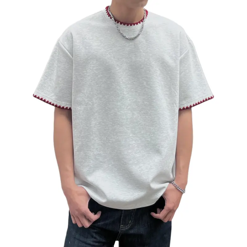TESTUNG Minimalist Style Basic T Shirt Unisex-12