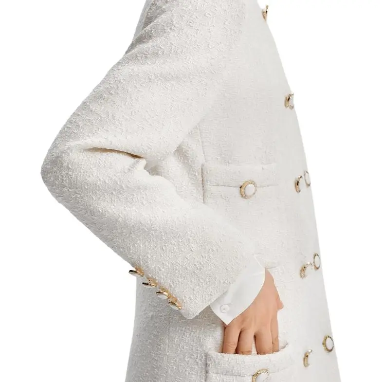 KARL LAGERFELD FW24 Coats Women's White-6