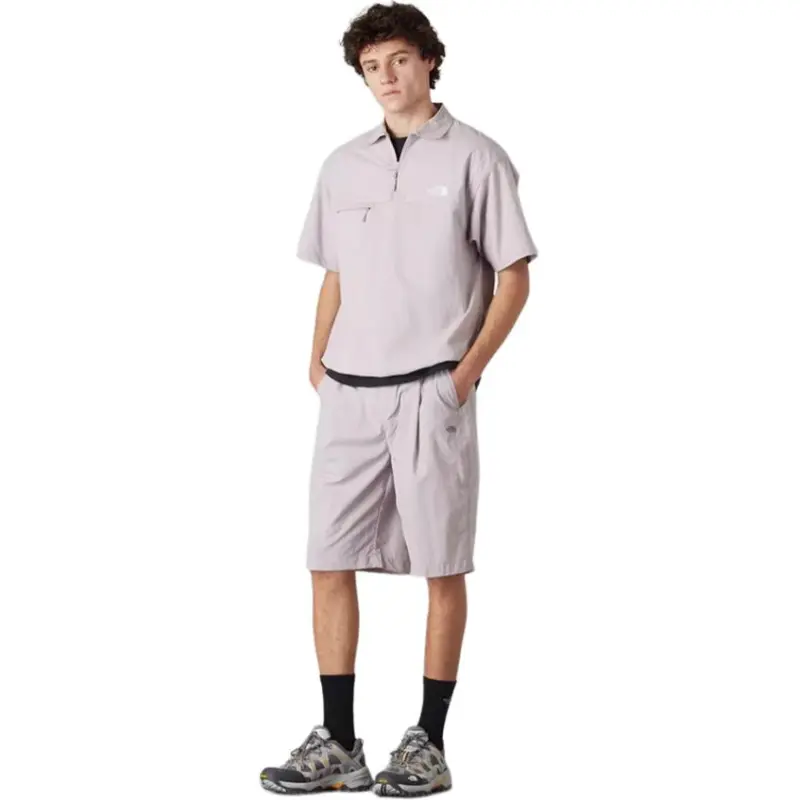 THE NORTH FACE Polo Shirt Men's Moon Shadow Gray-1