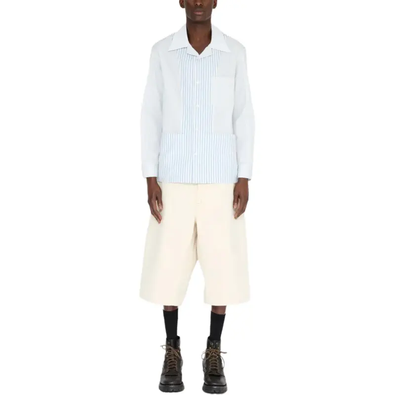 Maison Margiela Patchwork Stripe Shirt-1