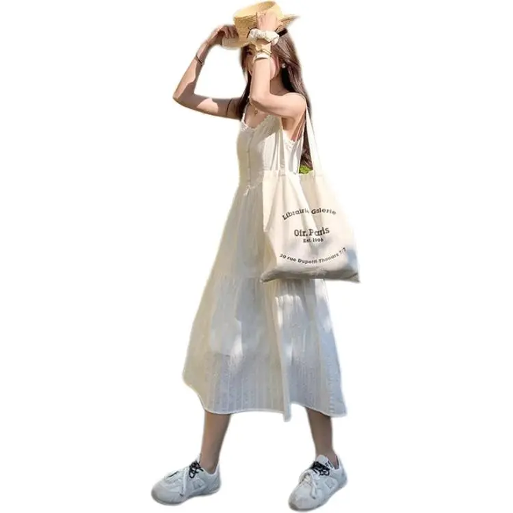 KAISER Slip Dresses Women's White-1