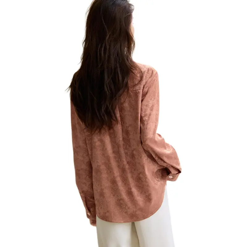 Mo Han Yi Mei Shirt Women's Coral Pink-0