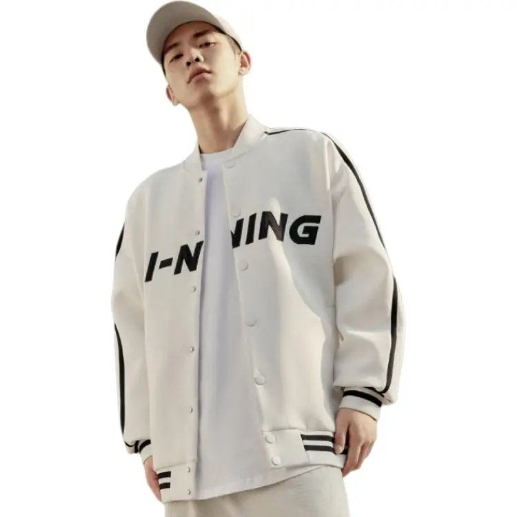 LiNing Sports Fashion Collection Jacket Unisex Ivory-2