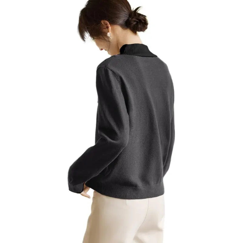 XWI Knitwear Women's Gray & Black-1