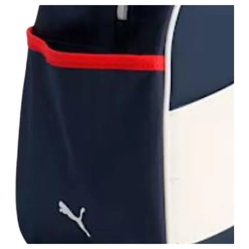 PUMA Synthetic Leather Handbag Unisex Dark Marine Blue & White Light & Strong Red-4