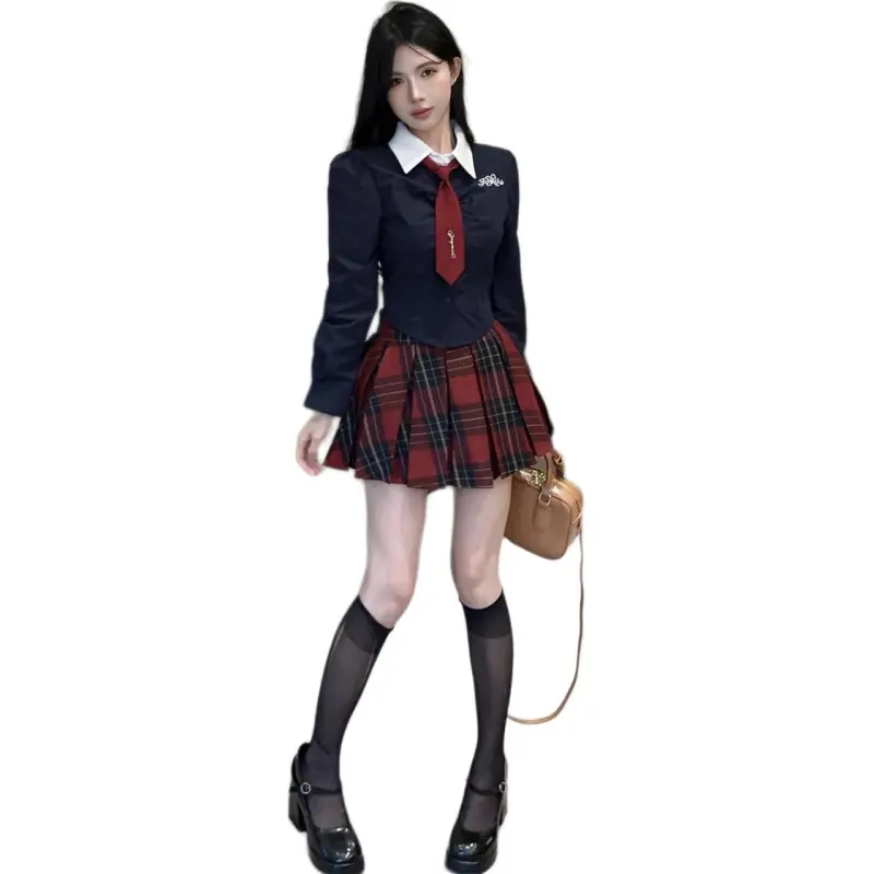 Mu Xiao Xin Two Piece Skirt Sets Women's-6