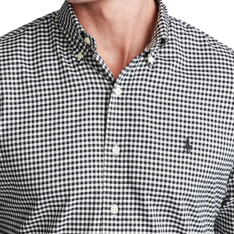 Polo Ralph Lauren Shirt Men's Black White-3