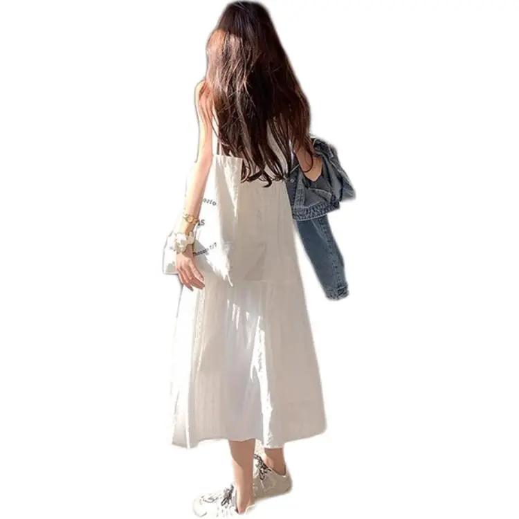 KAISER Slip Dresses Women's White-2