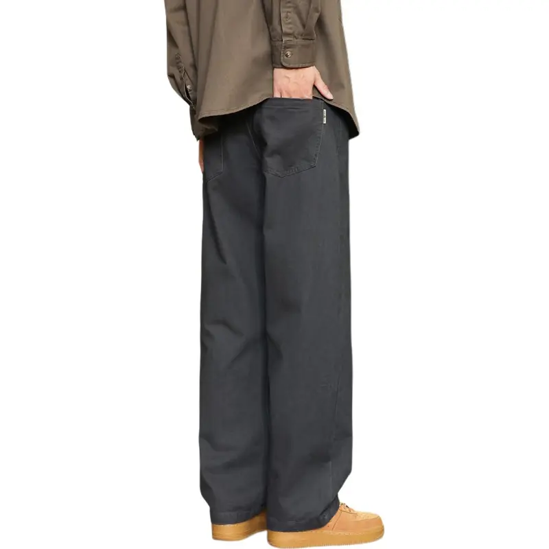 Tonlion Casual Pants Unisex Light Green Gray-1
