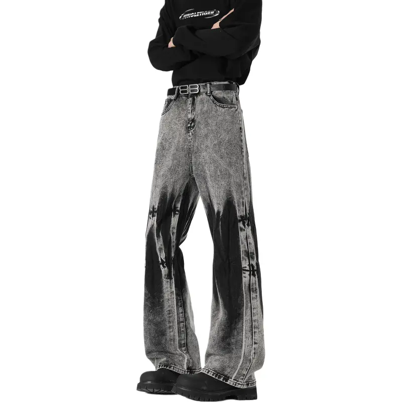COMOWA Jeans Unisex Black-1