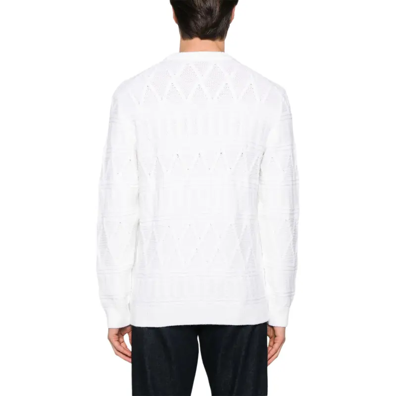 Ermenegildo Zegna Crewneck Cable Knit Jumper-2