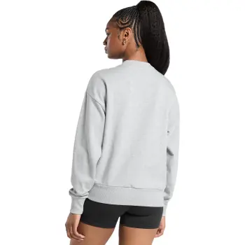 GYMSHARK Rest Day Sweats Oversized Crew Sweatshirt Women's Light Gray Core Heather Gray