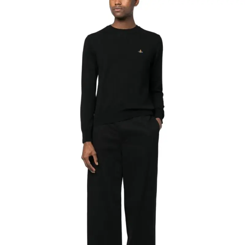Vivienne Westwood Orb Embroidered Crewneck Jumper-2