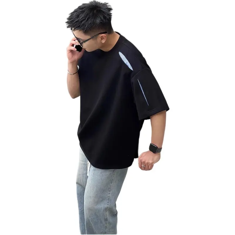 DUATOGE T Shirts Men Black -2
