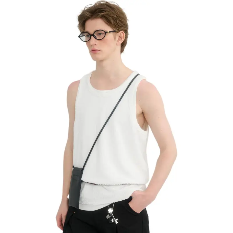 MYSAMESAME Tank Top Unisex White-1
