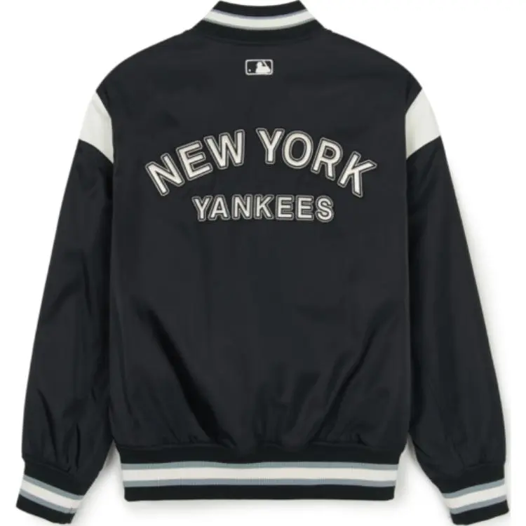 MLB New York Yankees Jackets Coats Unisex Black-1