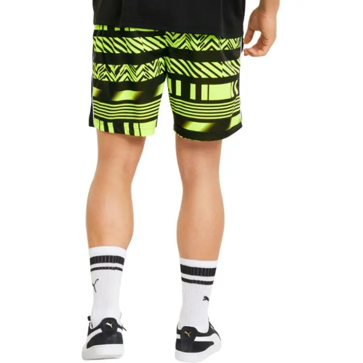 PUMA BVB Casual Shorts Men's Black Green-3