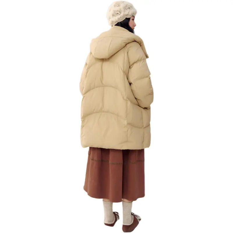 ZIHAN Down Jacket Women's Wheat Straw Color-4