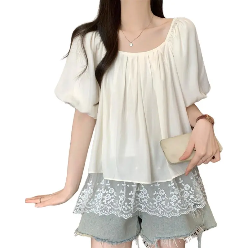 Mu Xiao Xin Chiffon Shirt Women's-1
