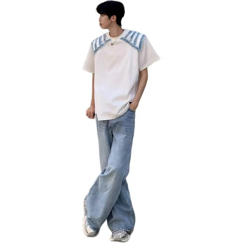 DUATOGE T Shirts Men White -3