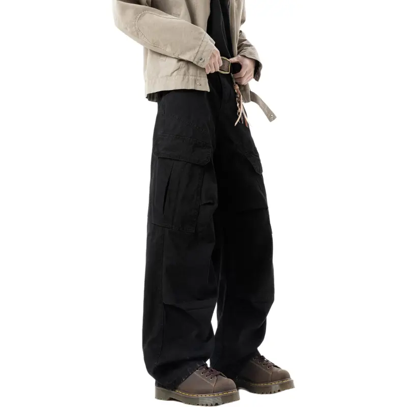 ST&SAT Cargo Pants Unisex Black-4