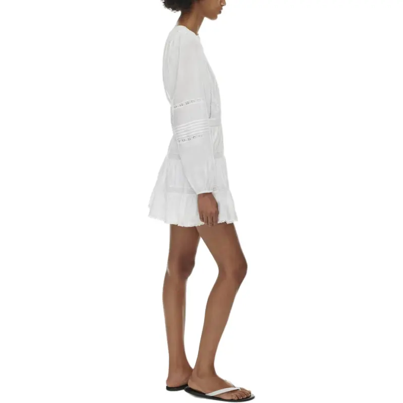 ARITZIA Little Moon Perissa Dress Long-Sleeved Dresses Women's White/White-4