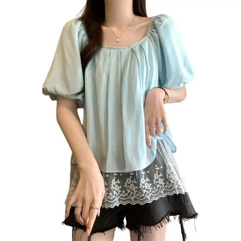 Mu Xiao Xin Chiffon Shirt Women's-4
