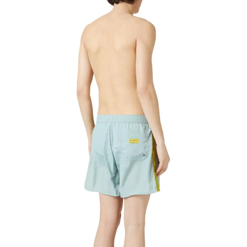 Iceberg Swimming Shorts Men's Dark Green-3