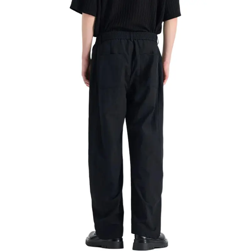 WILD LEADER Casual Pants Men Dull Black[XXKW5138W96]-1