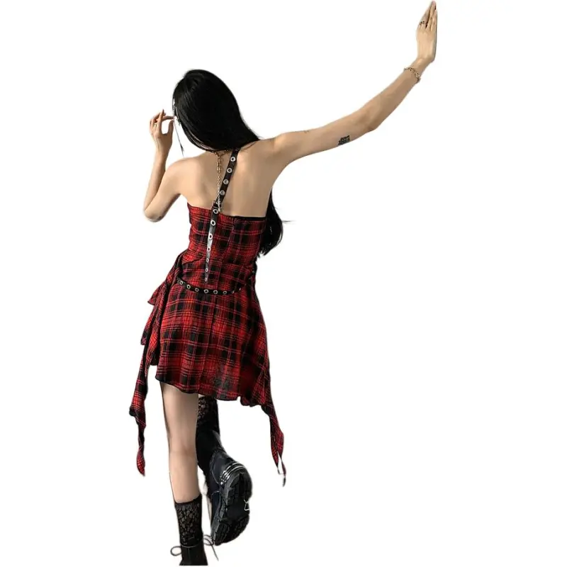 KEAB Slip Dresses Women's Red-1