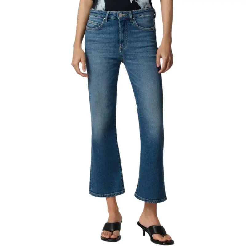 PINKO Medium Wash Denim Bootcut Jeans-2