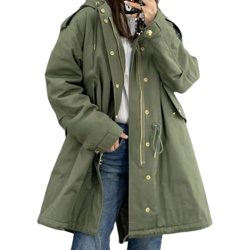CELINE FW23 Puffer Jacket Women's Army Green-2