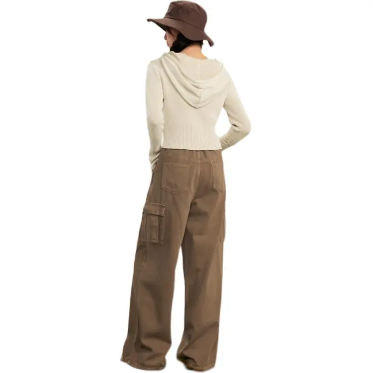 ZIHAN Knitwear Women's Khaki-4
