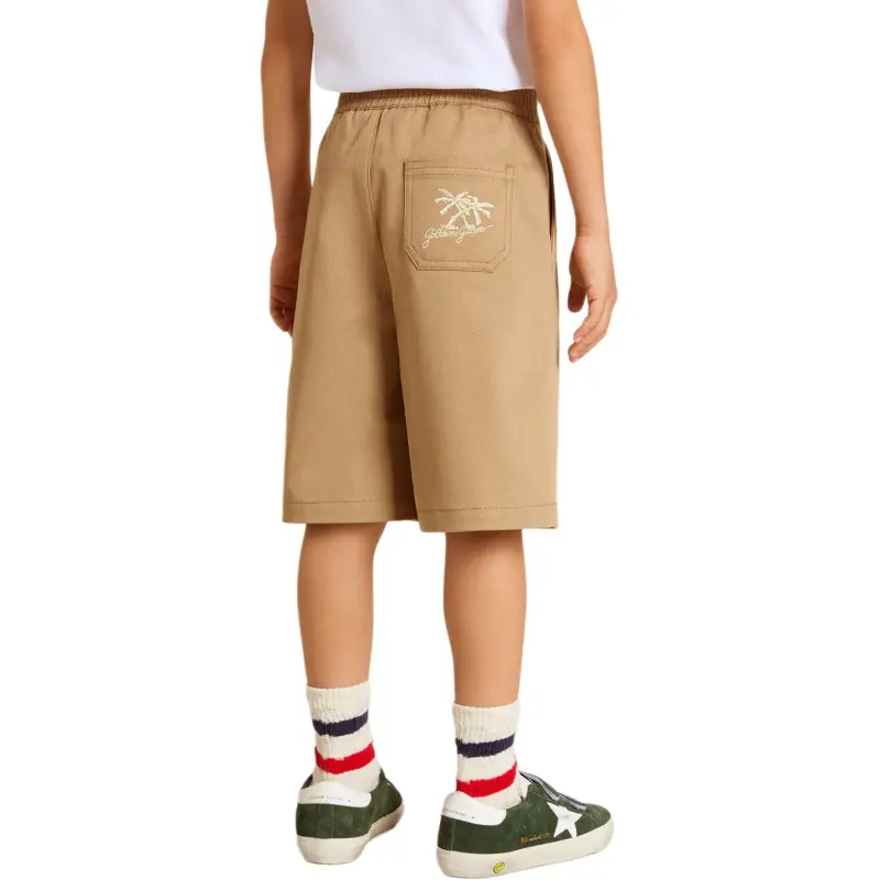 Golden Goose Logo Embroidered Shorts-3